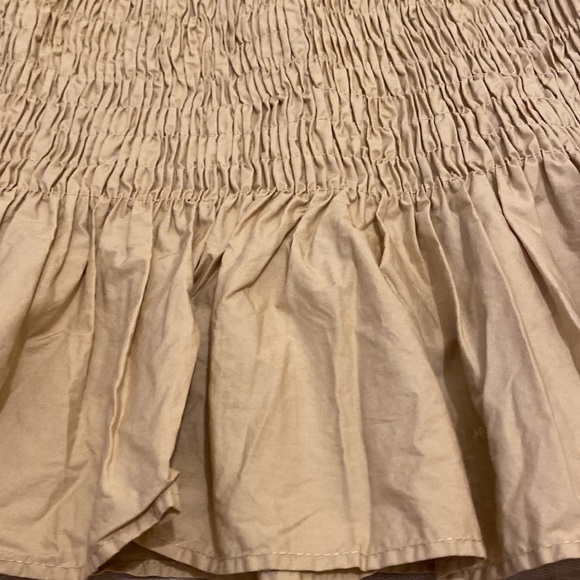 H&M tan color top with removable strap. Size S - Picture 3 of 8